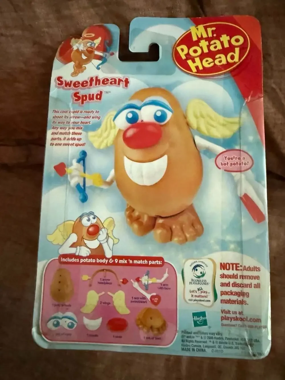 Playskool Mr.‎ Potato Head Sweetheart Spud Valentine Cupid Figure